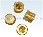  Bronze hexagonal socket head plug